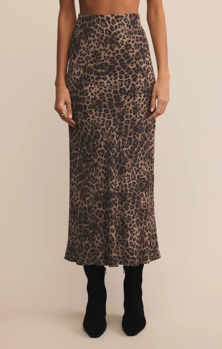 IZABEL LEOPARD SKIRT Easy Combo
