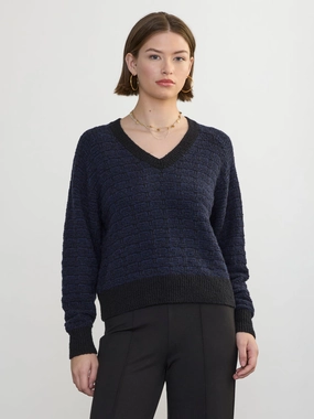 JACQUARD VEE NonFadeFinish Two Tone Weave