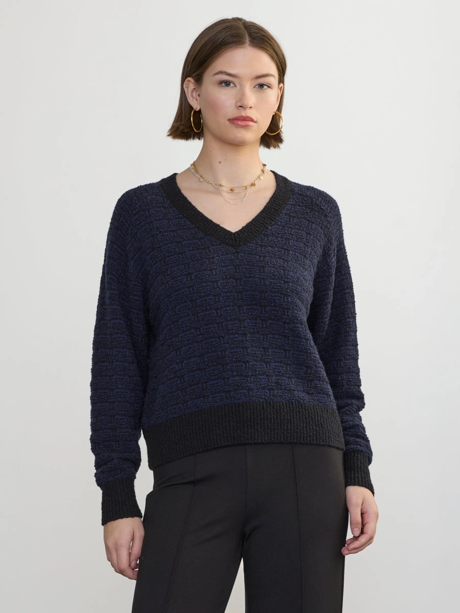 JACQUARD VEE NonFadeFinish Two Tone Weave