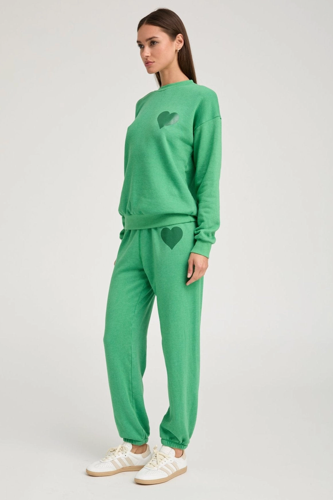 VentilatedMesh Relaxed Tee Jade Heart Sweatpants
