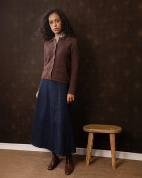 Jane Denim Skirt | Blue Odor control Day To Night
