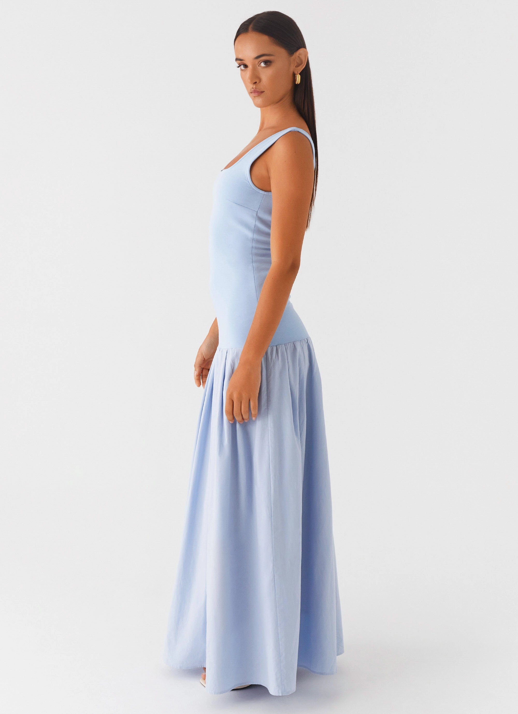 Boxy-Style Jaxon Maxi Dress - Blue