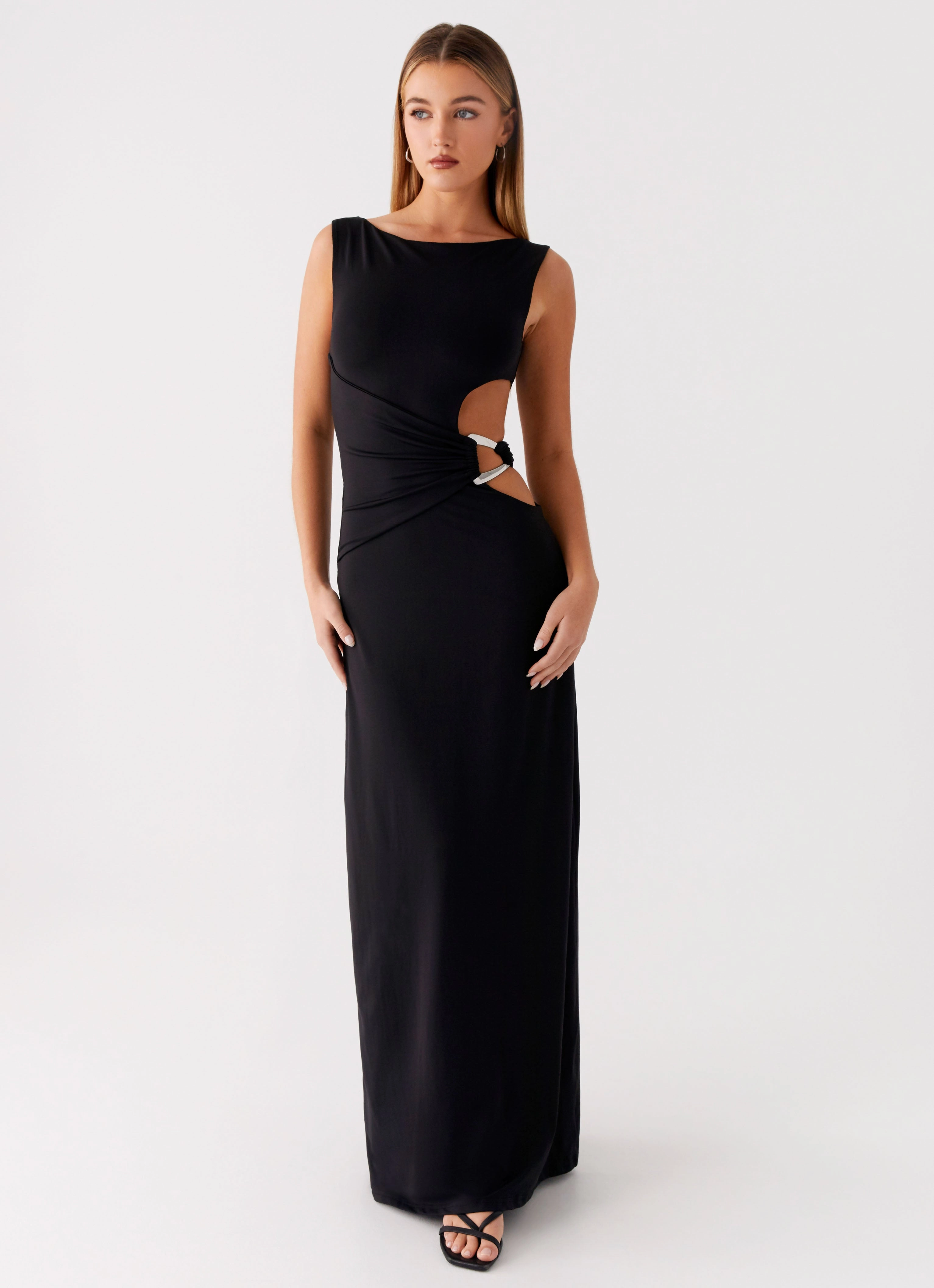 Jayana Maxi Dress - Black Urban Style