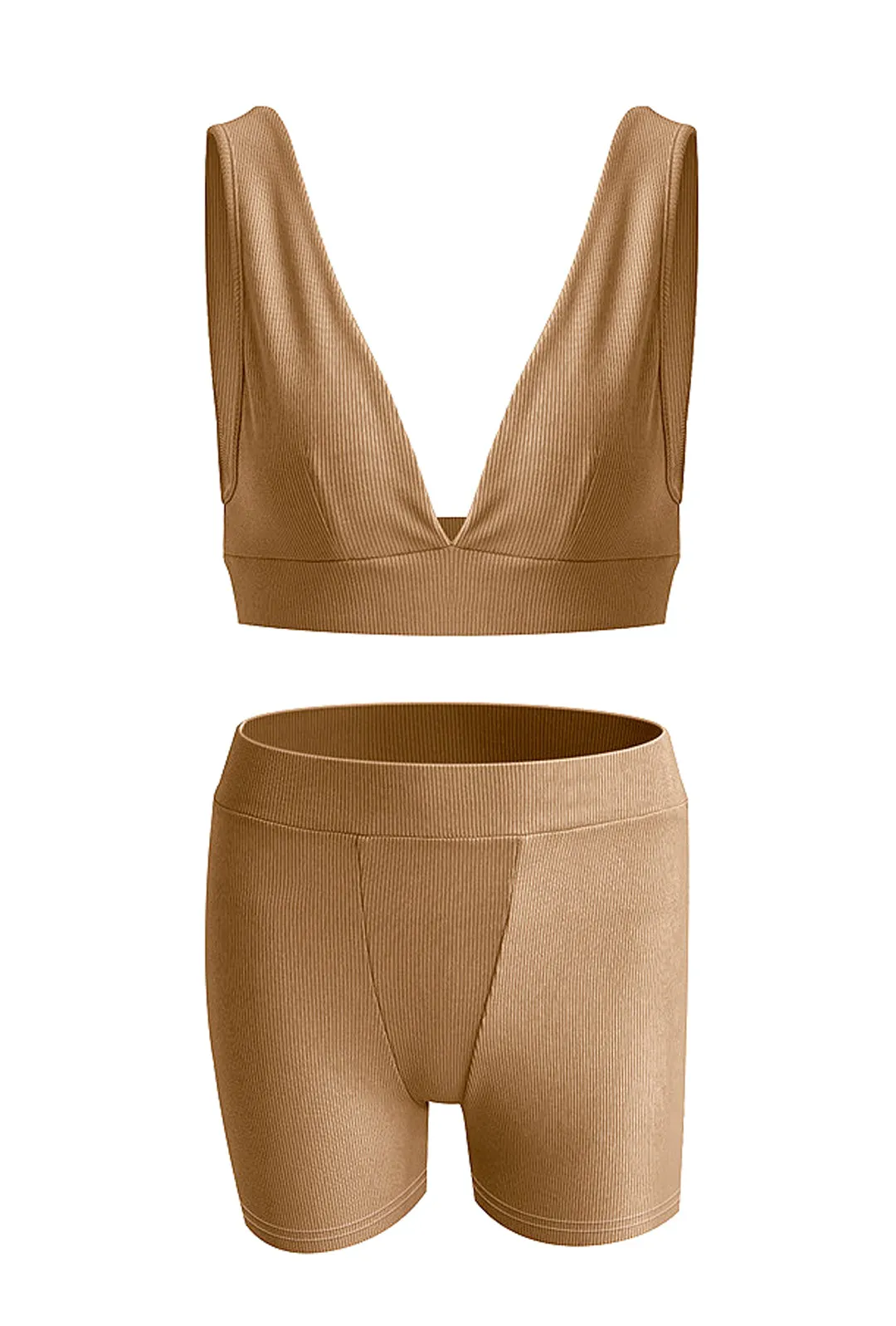 JAYSIN - RIB KNIT LOUNGE 2 PIECE