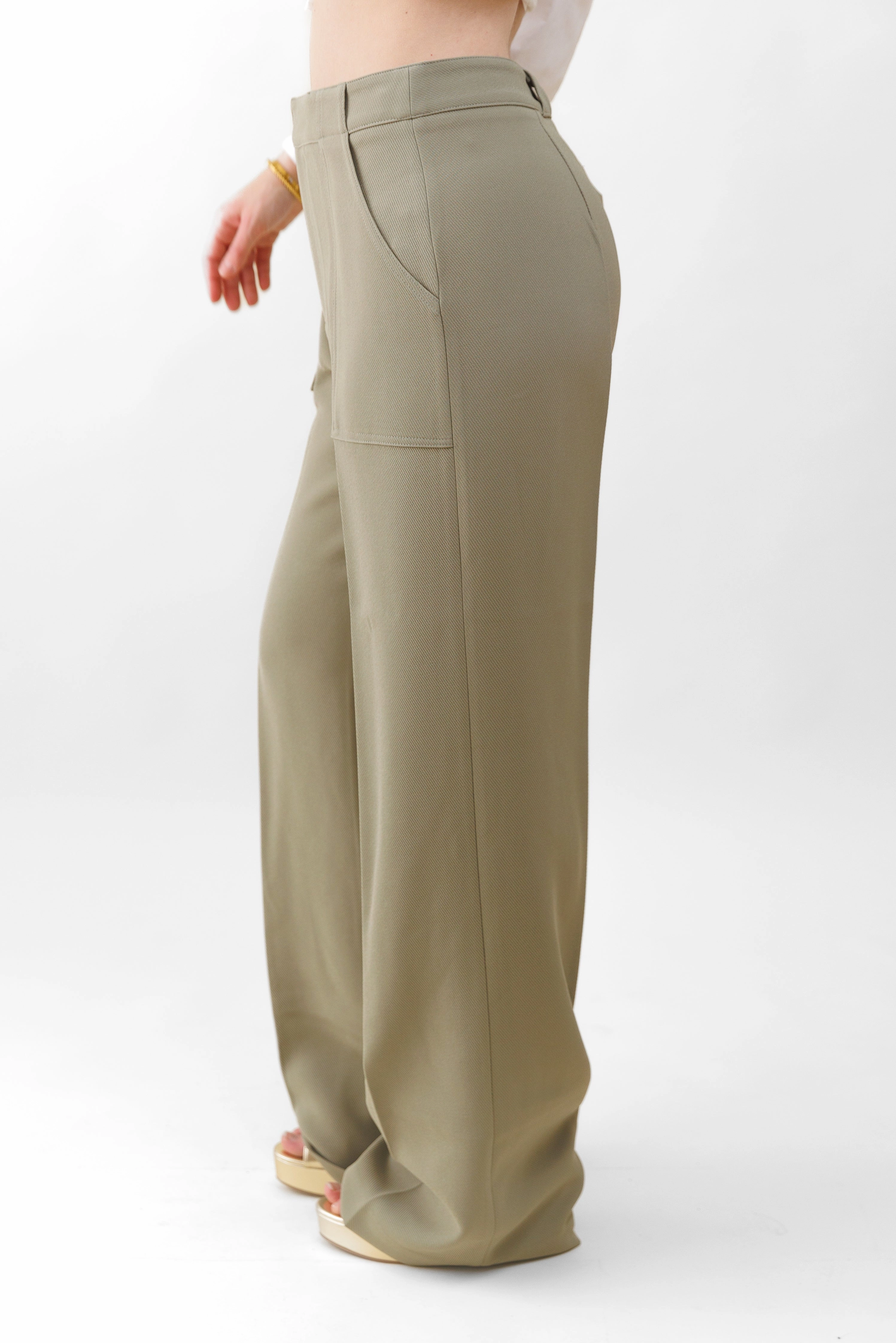 Ultimate Comfort JENNA TEXTURED WIDE-LEG PANTS