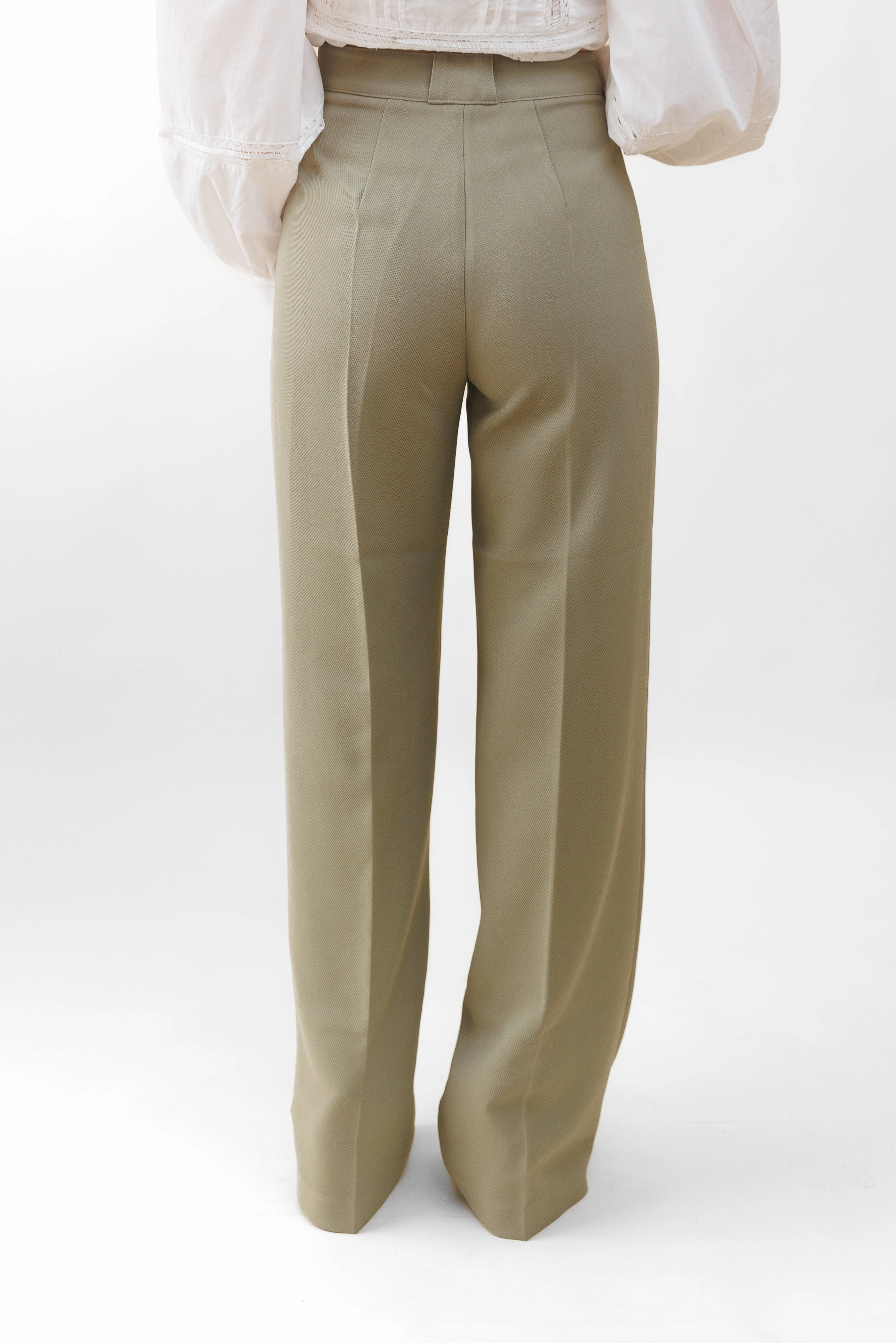 JENNA TEXTURED WIDE-LEG PANTS Anti Pilling Textile Noise Reduciting Fabric