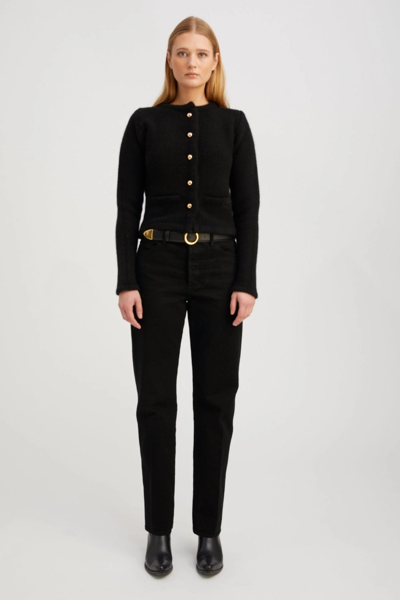 Comfortable Style Pocket Reinforcement Jerry Slim Boyfriend Denim