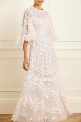 Anais Sequin Gown Retro Mood Minimal Comfort