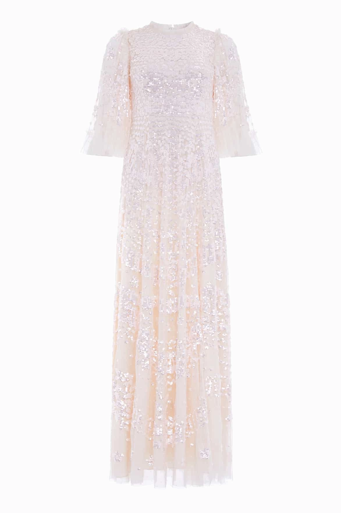 Anais Sequin Gown Texture Blend