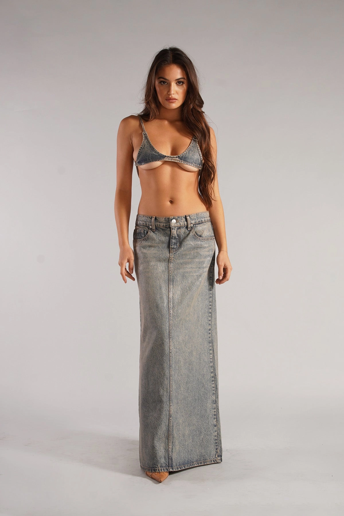 THE GLOW SKIRT / LIQUID BLUE Classic Fit