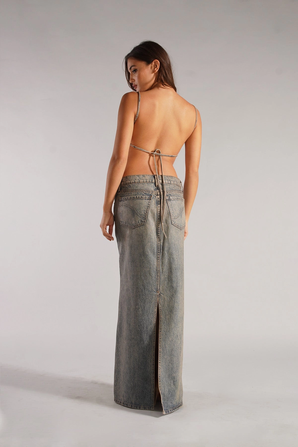 THE GLOW SKIRT / LIQUID BLUE Travel Friendly