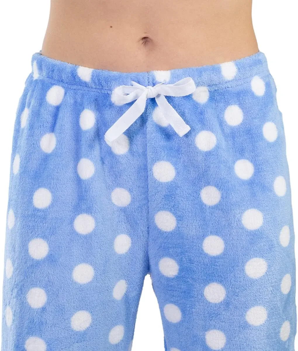 Jo & Bette Fleece Pajama Pants Women - Flannel Pajama Bottoms Fuzzy PJ Pant - Ladies Pajamas Plush Loungewear PJS for Winter