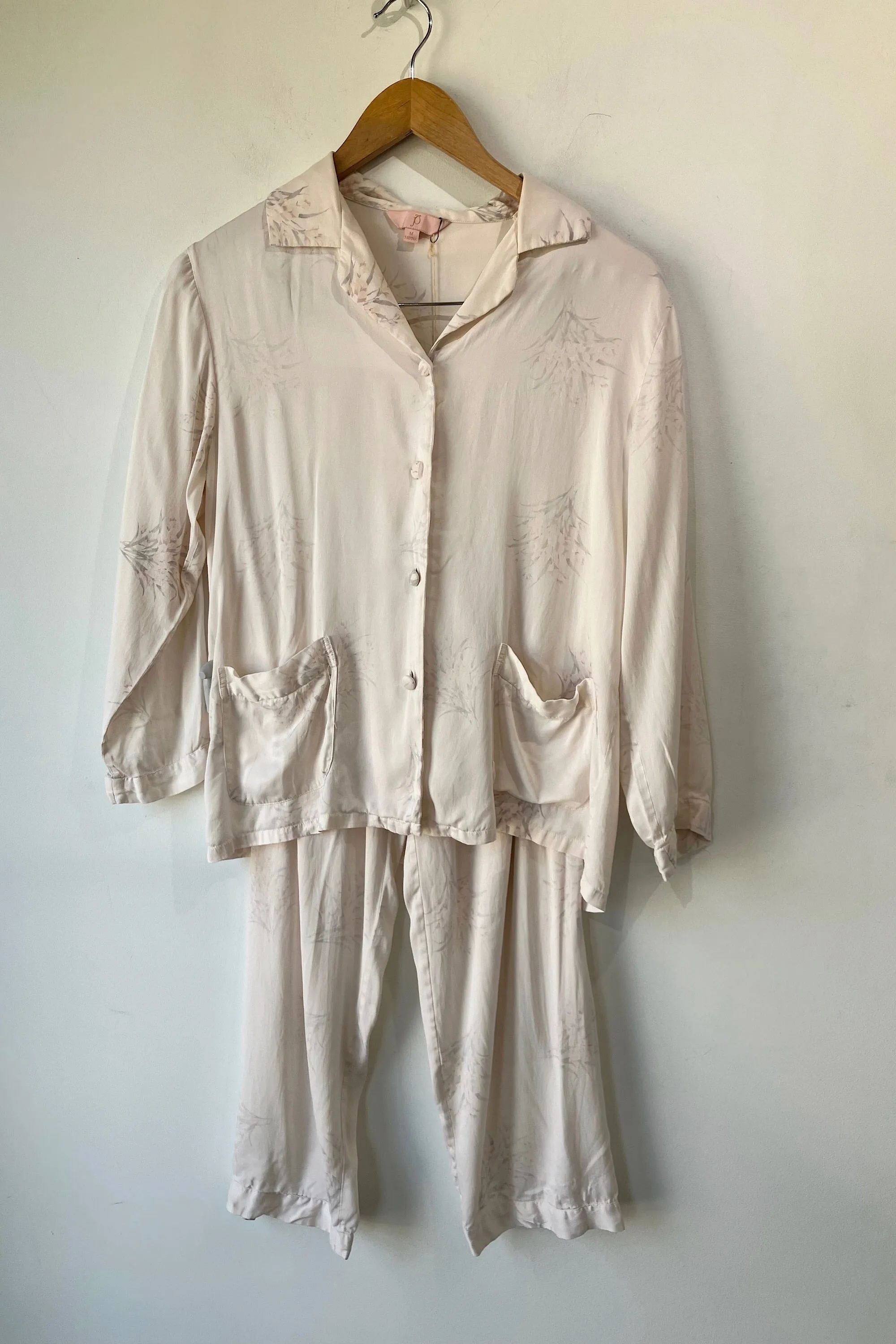 Jo Pink Silk Pajamas