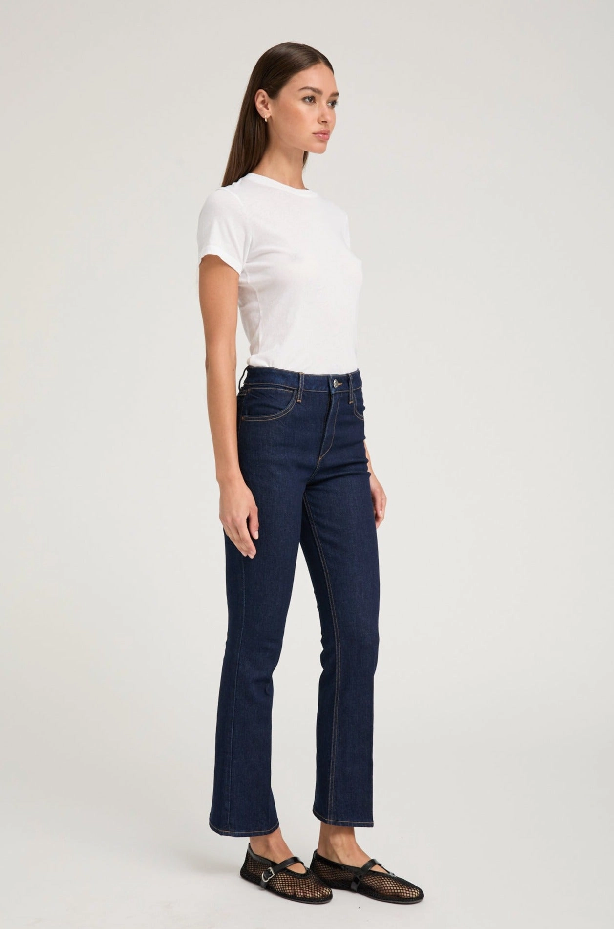 Joan Ankle Flare Denim Comfortable Style