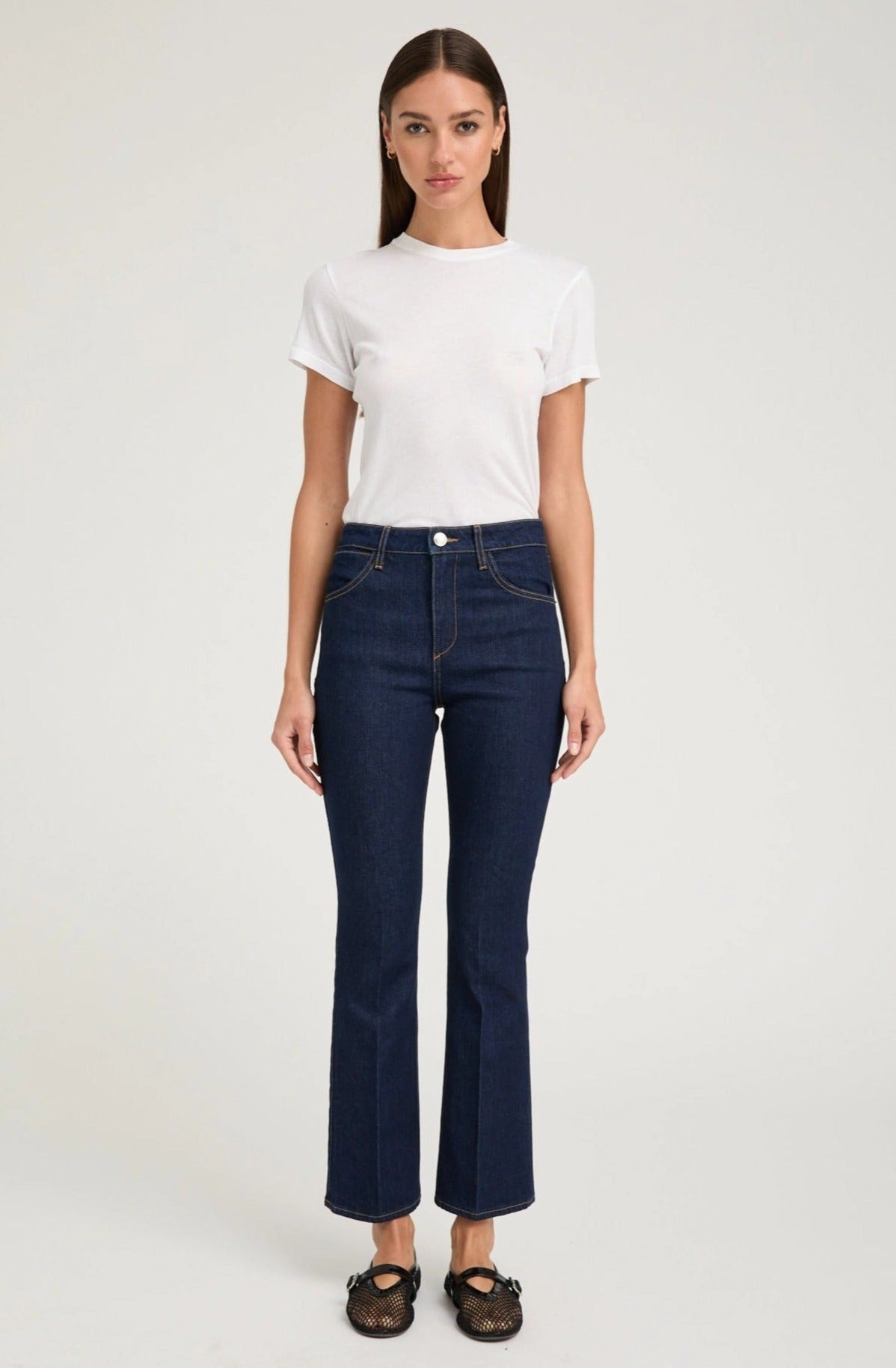 Body Aligned Joan Ankle Flare Denim