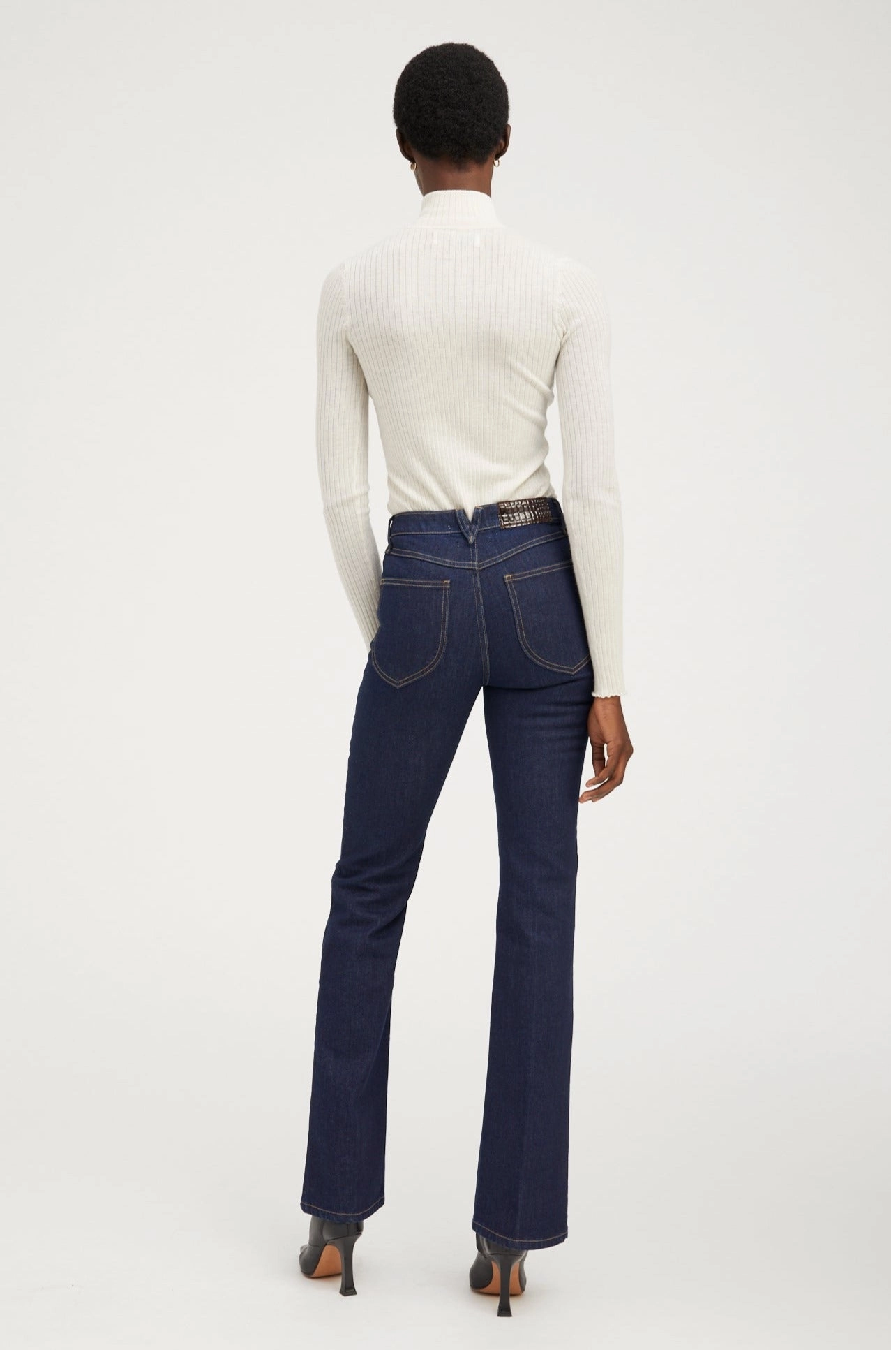 Static free Versatile Comfort Joan Micro Flare Denim