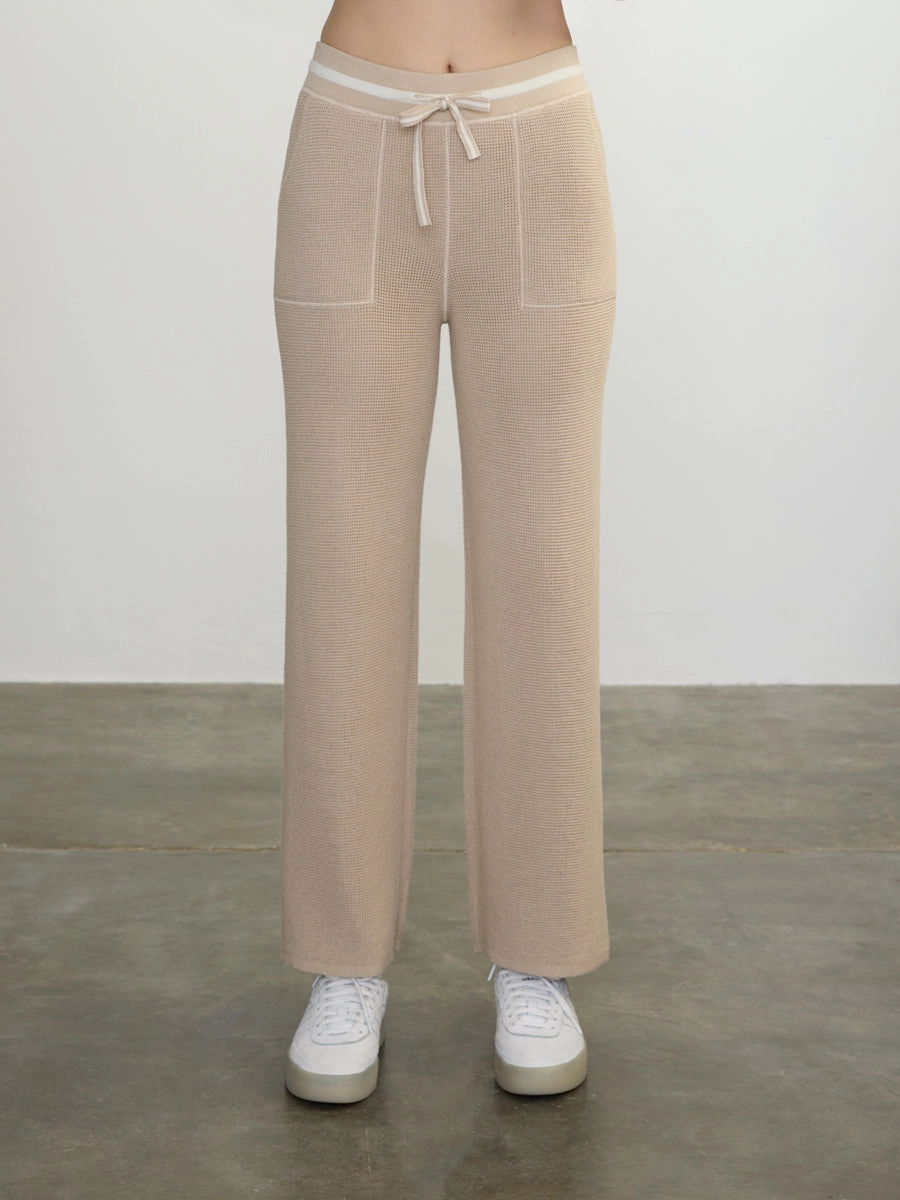 JOAN WAFFLE PANTS Tailored Silhouette QuickDry Textile