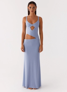 Stylish Vibe Jocelyn Maxi Dress - Blue
