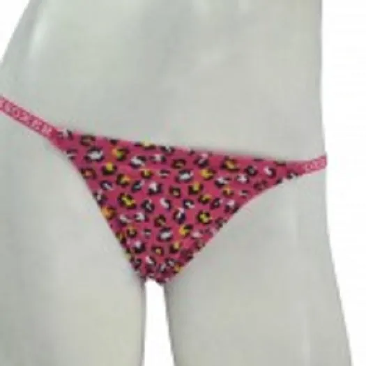 Joe Boxer 3pack Thongs - Pink Leopard