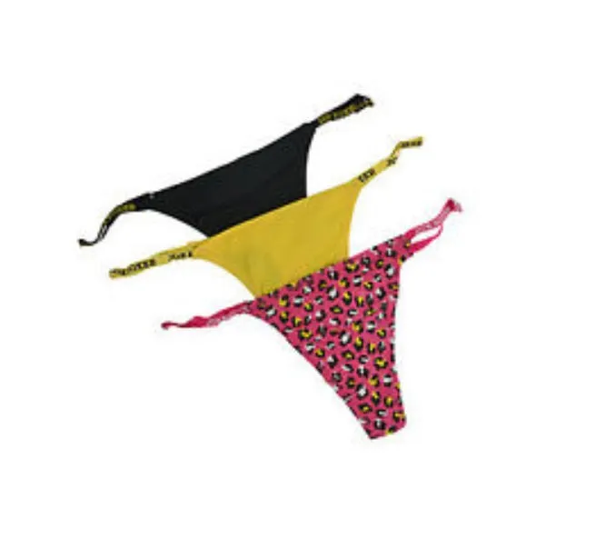 Joe Boxer 3pack Thongs - Pink Leopard