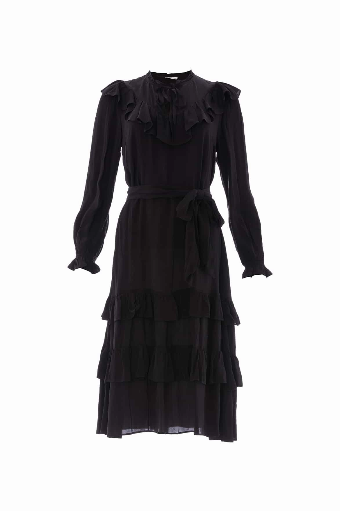 Comfortable and Flattering Joelle Crepe Midaxi Dress