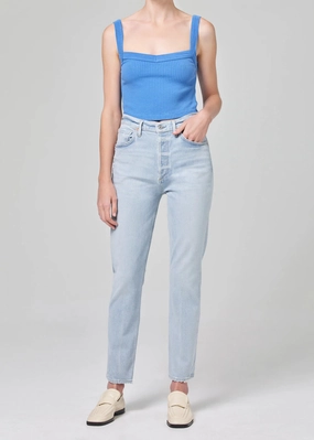 Daily Driven Jolene High Rise Straight in Ace High