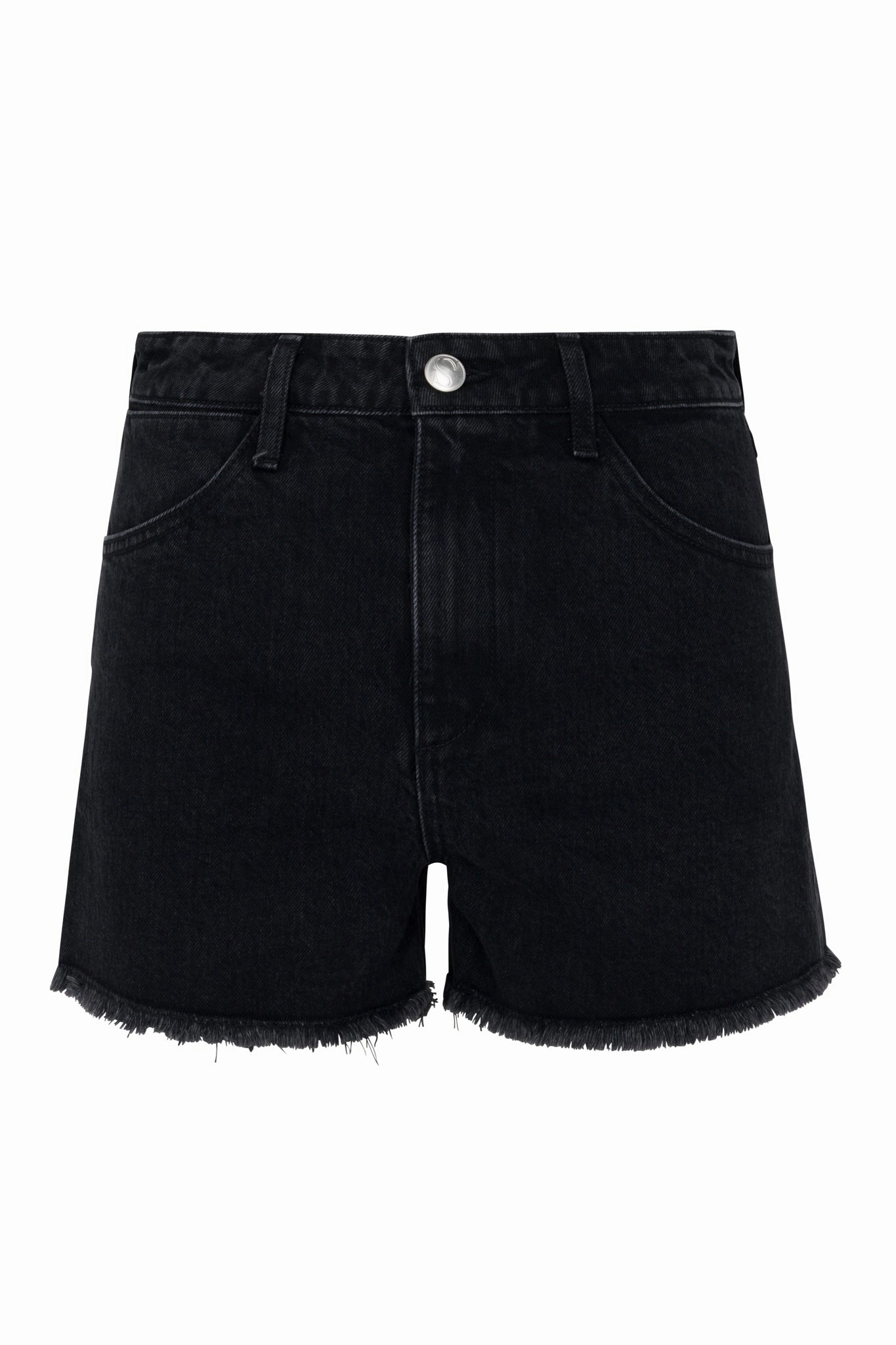 Jones Denim Cut Off Shorts Brushed Microfiber Surface DoubleNeedle Stitching