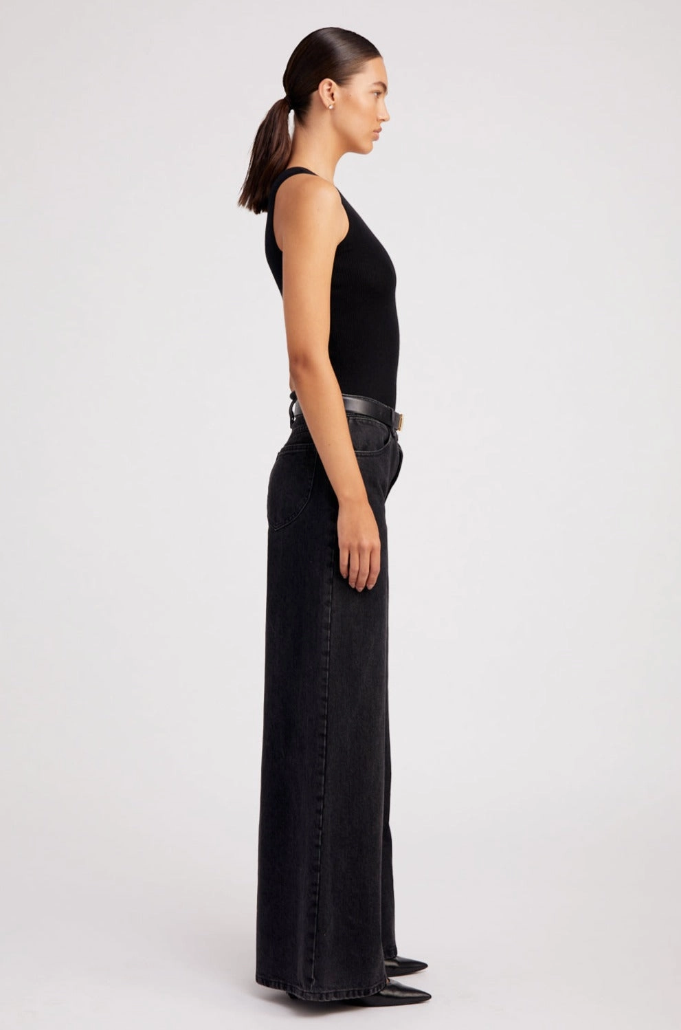 High Waist Jones Wide Leg Denim