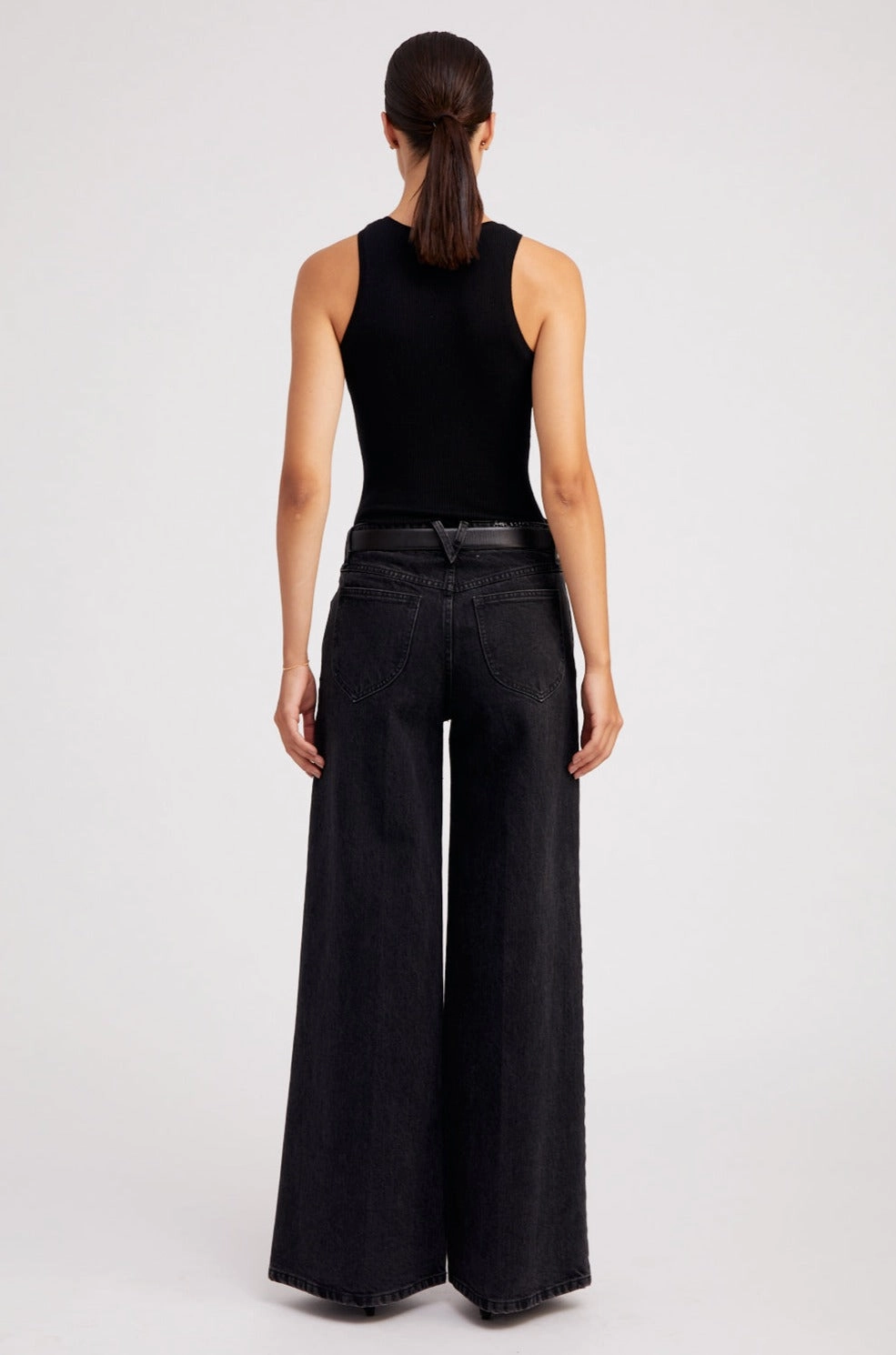 Easy Stretch Jones Wide Leg Denim