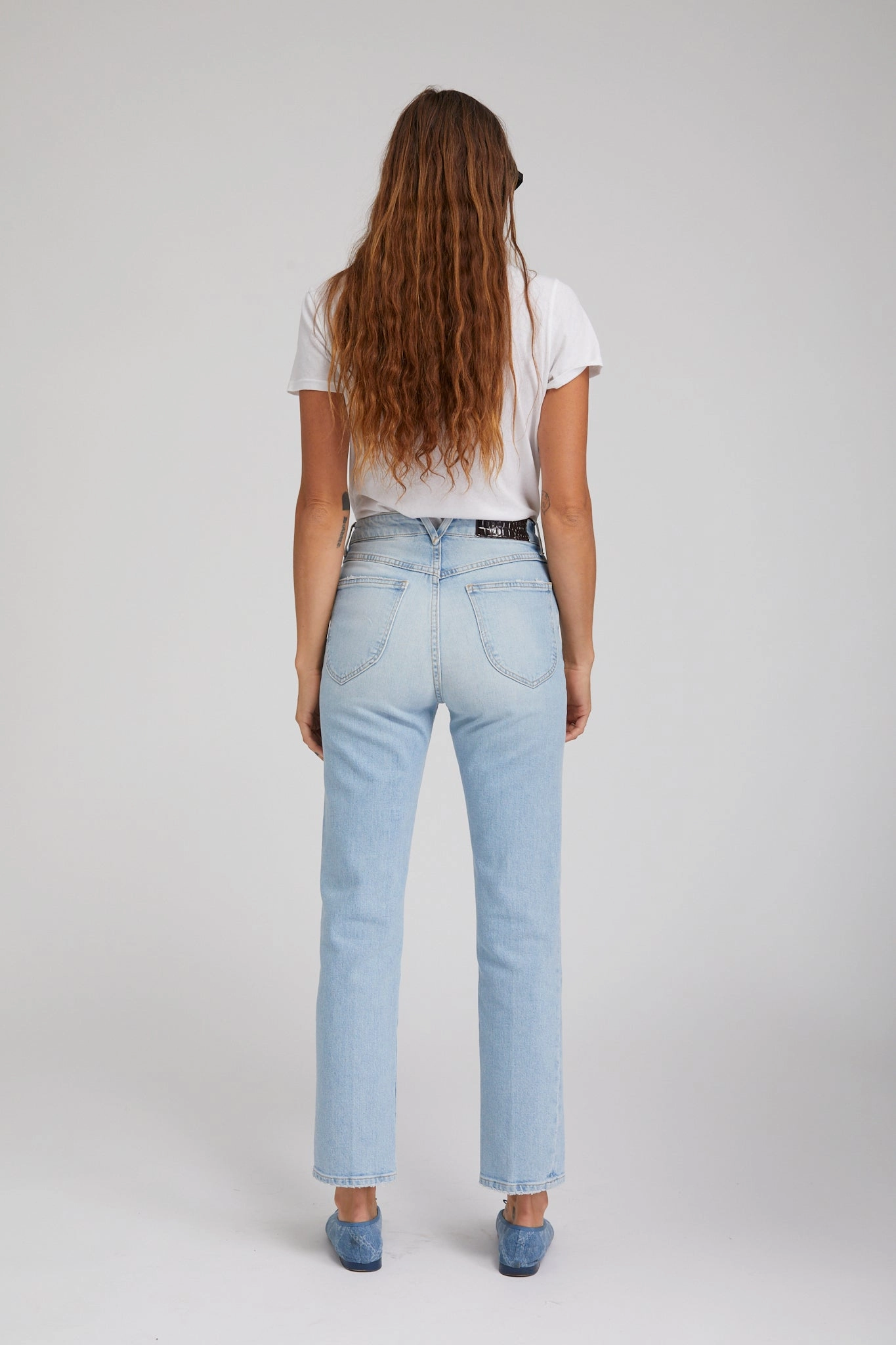Joni Slim Boyfriend Denim DurableCollarStays