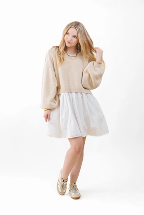 Shade Glow Fall Style JOSIE MINI SWEATER DRESS