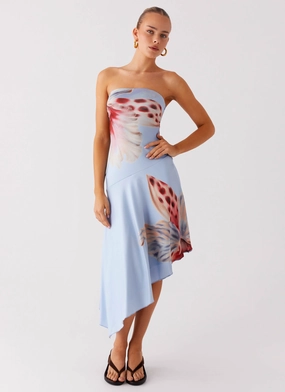 Chill Design Practical-Style Juliana Midi Dress - Deep Sea Bloom