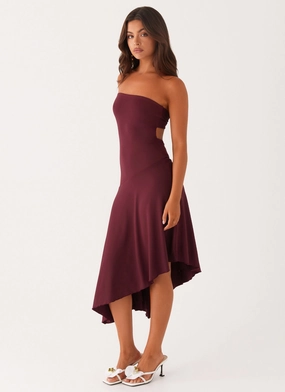 Juliana Midi Dress - Mulberry Fresh Appeal Fresh Palette