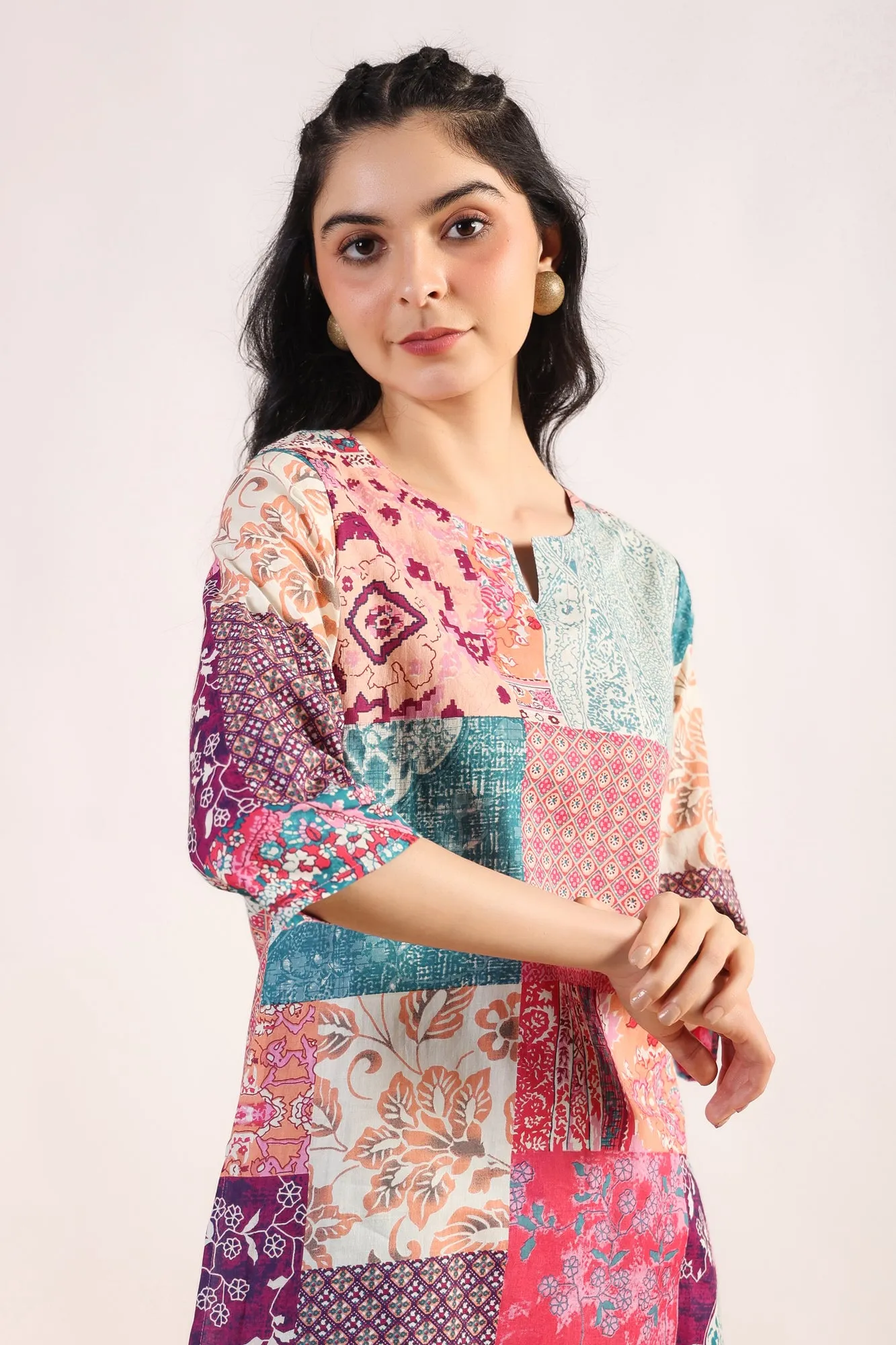 Jungle Gem Patch Palazzo Loungewear Set