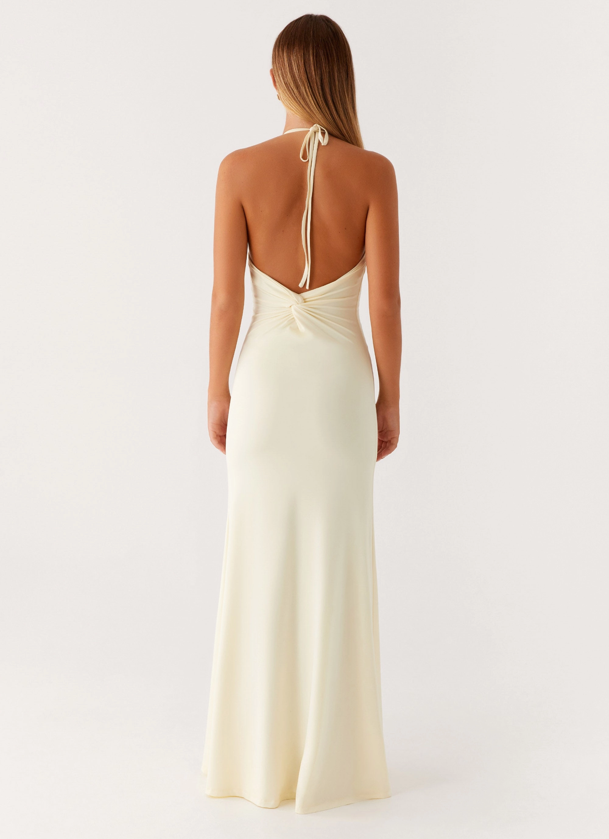 Just In Time Maxi Dress - Yellow Light Finish
