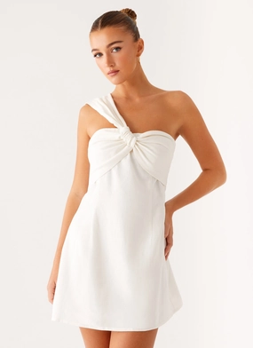 Sharp Finish Kameron Mini Dress - White