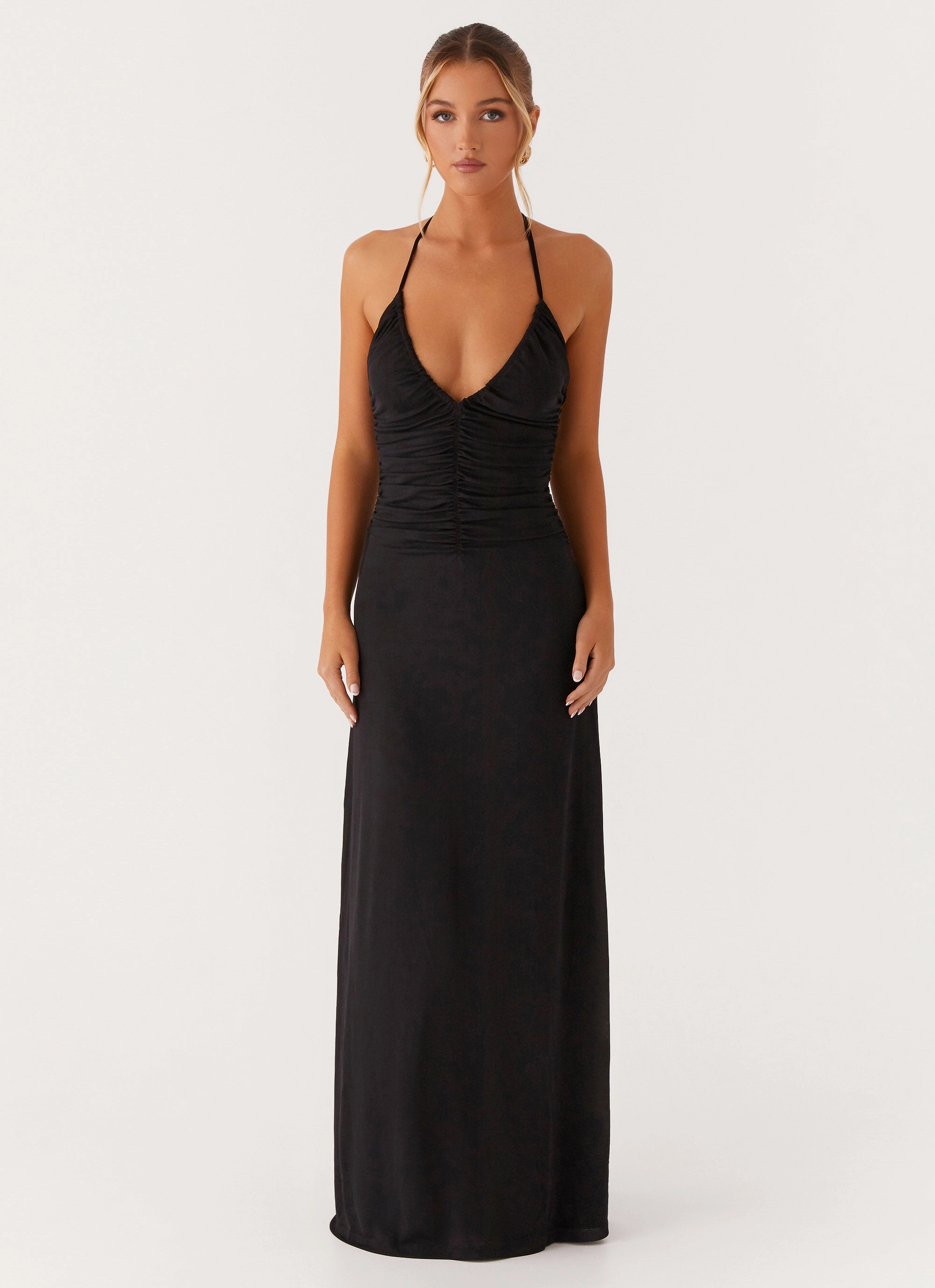 Versatile Design Peace View Kansas Maxi Dress - Black