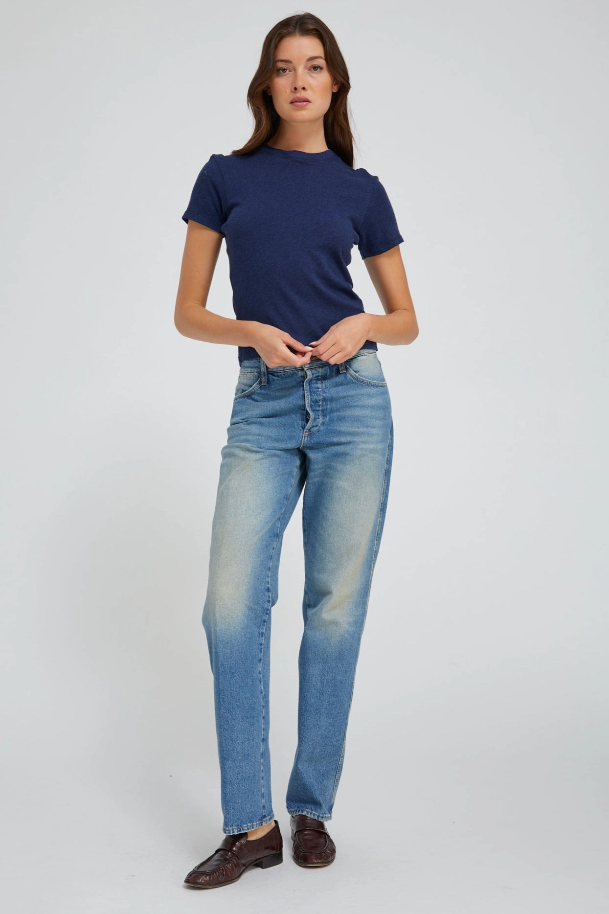 Wrinkle resistant fabric Quick-Dry Fabric Kate Slim Boyfriend Denim