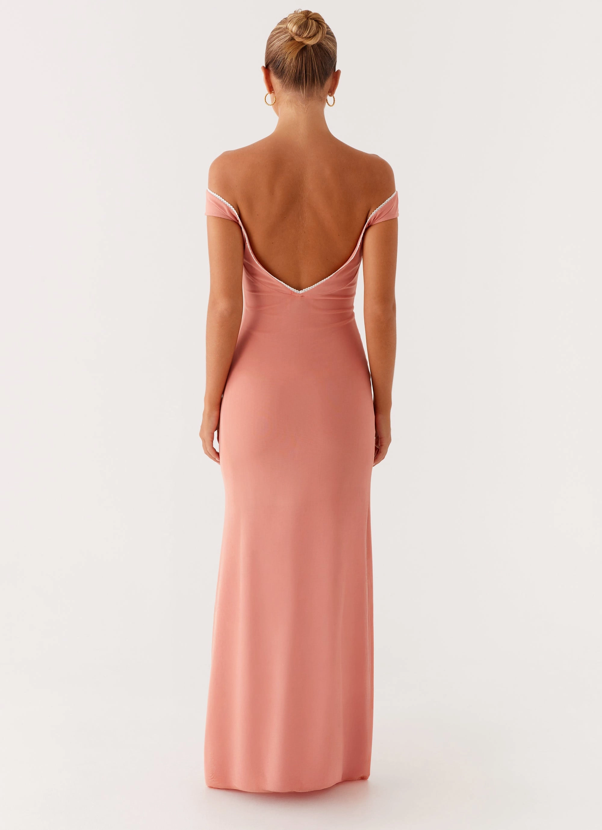 Perfect Waist Katiya Maxi Dress - Peach