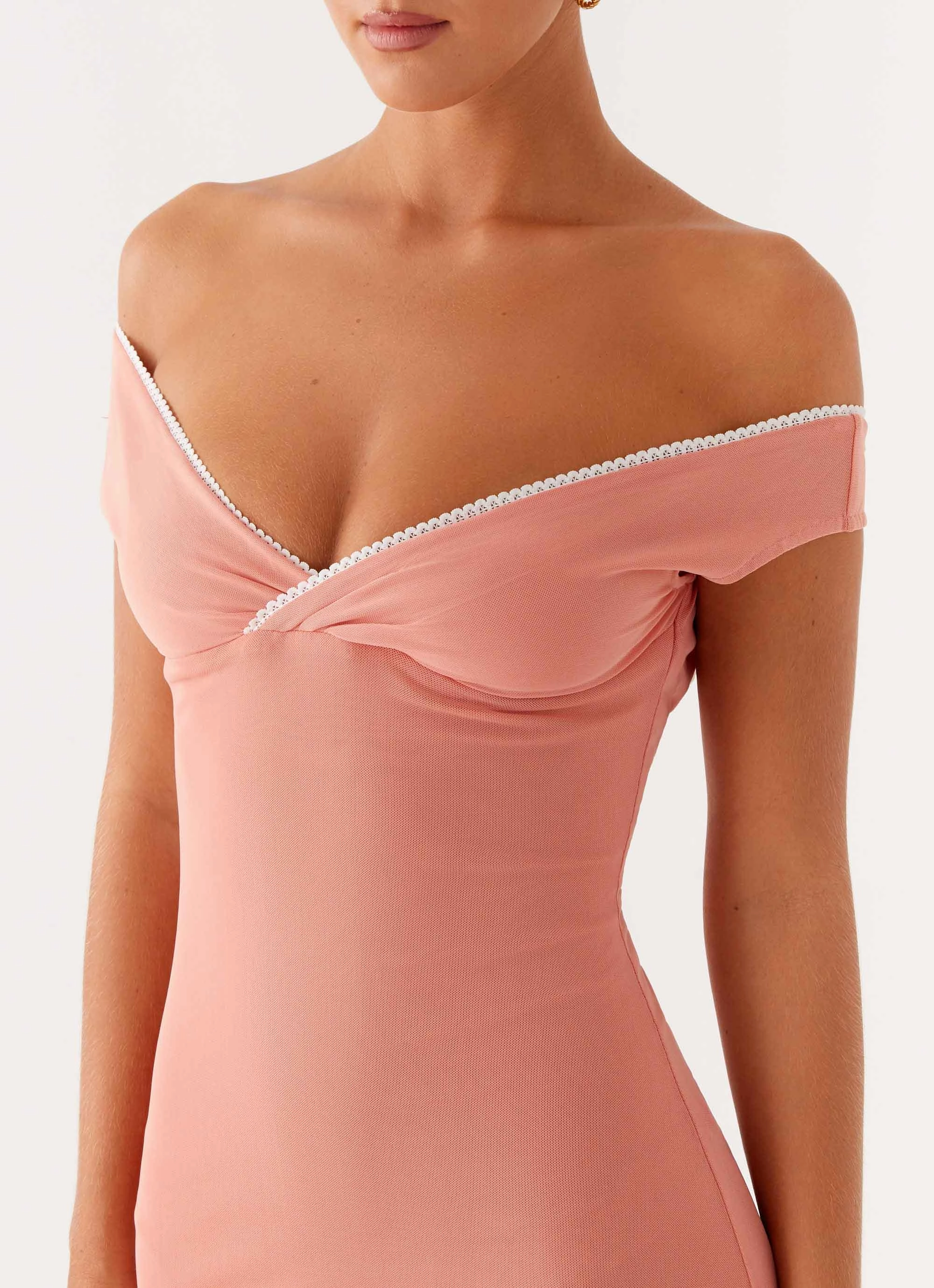 Katiya Maxi Dress - Peach Smooth Mood