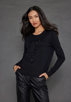 Active Blouse Keep 'Em Guessing Black