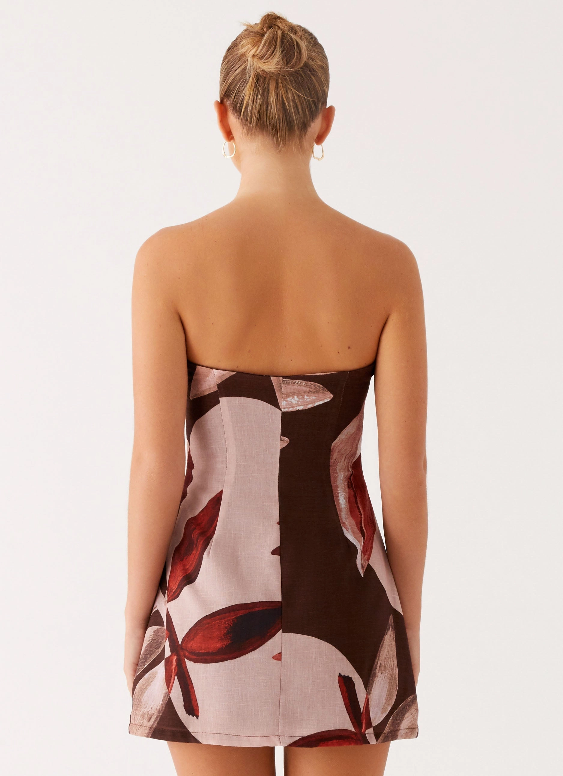 Kellen Mini Dress - Cinnamon Palm Elegant Vibe