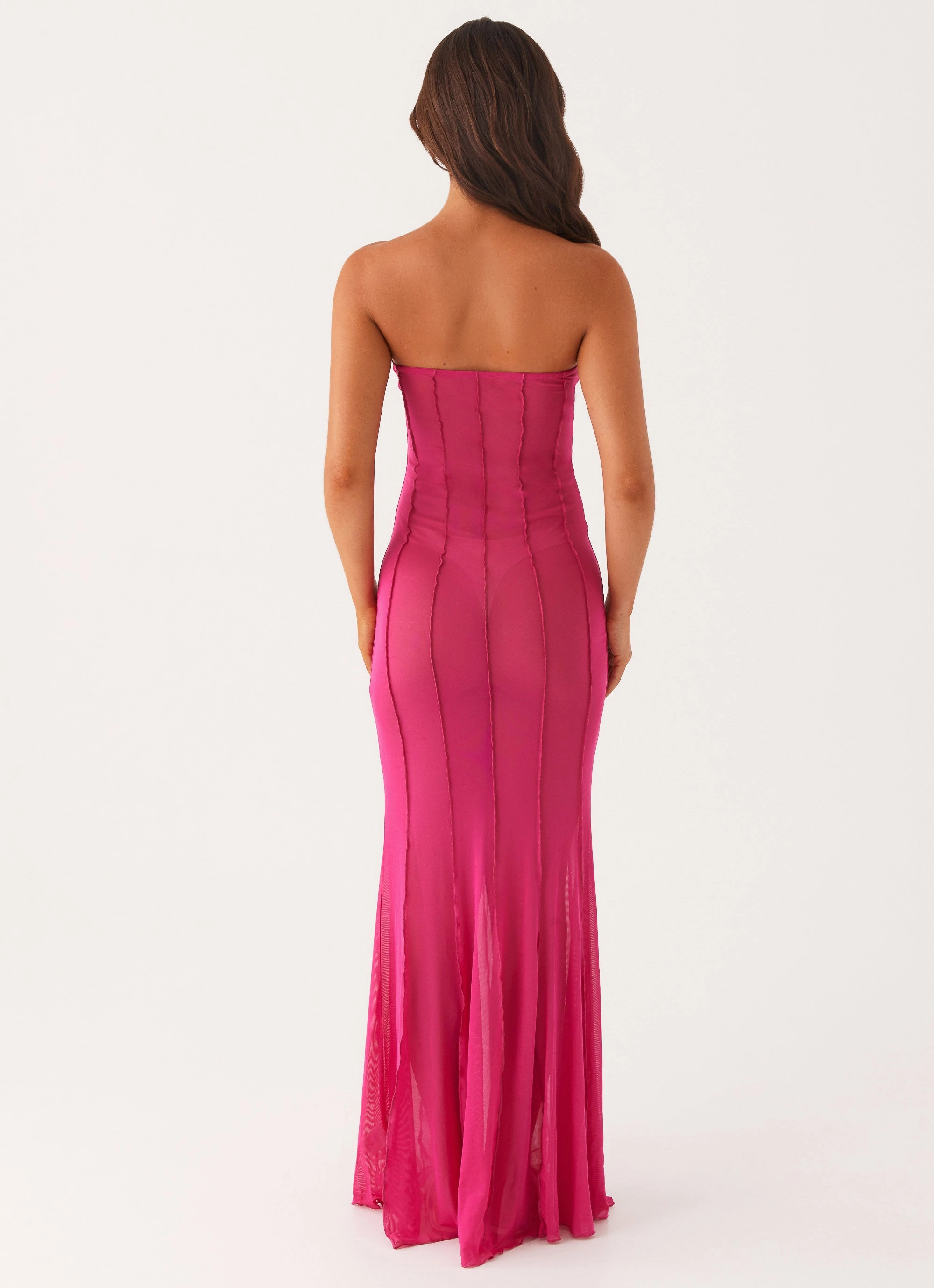 Pastel Sky Kennedy Maxi Dress - Fuchsia