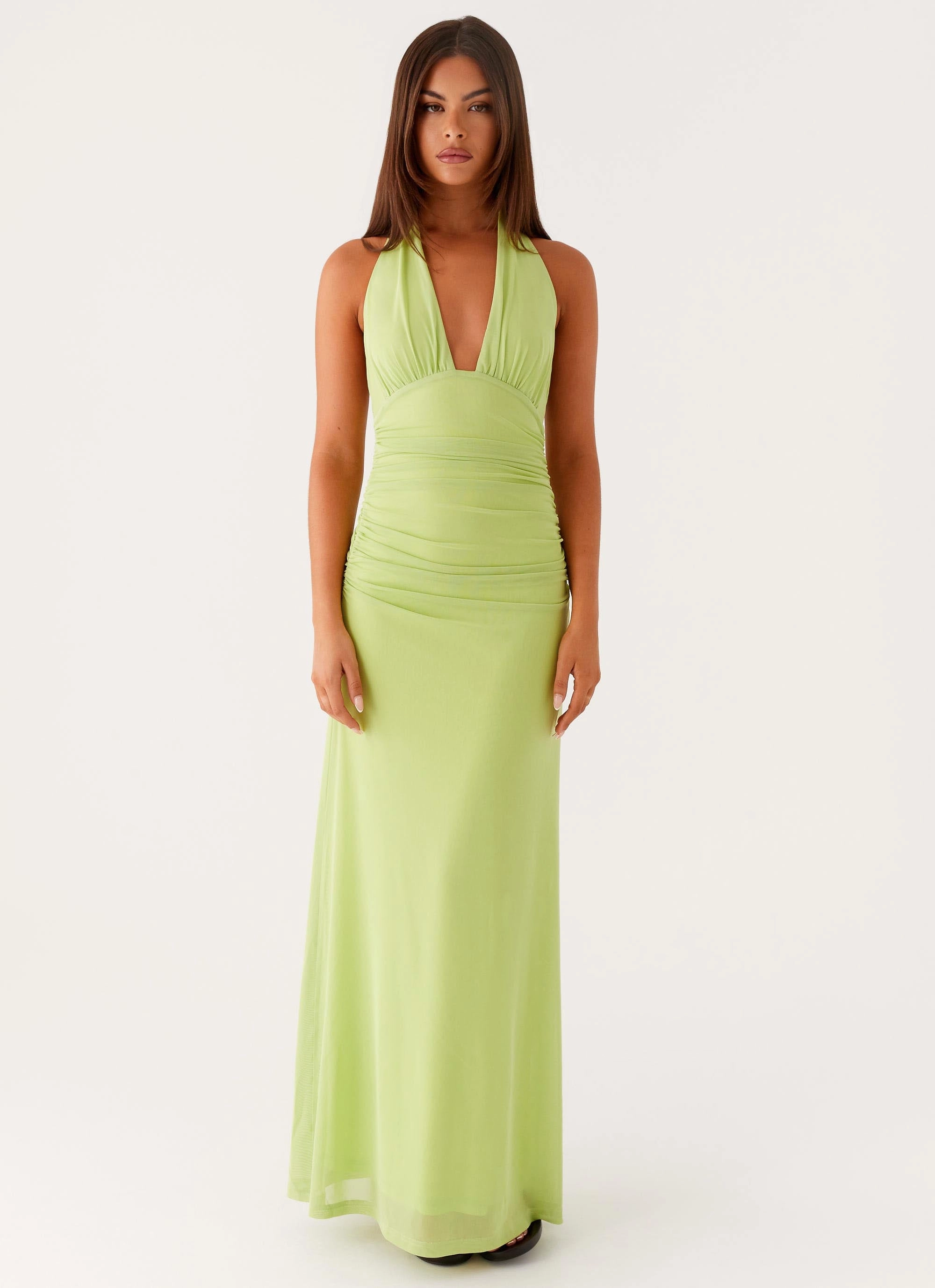 Seamless-Look Beach Walk Kerrie Maxi Dress - Lime