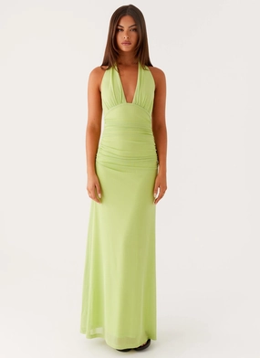 Seamless-Look Beach Walk Kerrie Maxi Dress - Lime