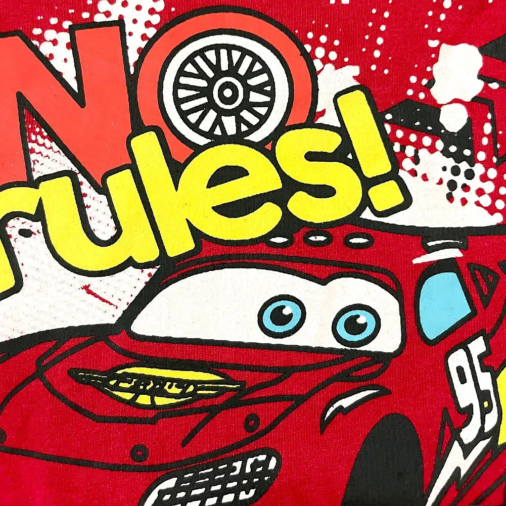 Kids Boys Girls  Short Sleeved Racing Car Print Sleepwear