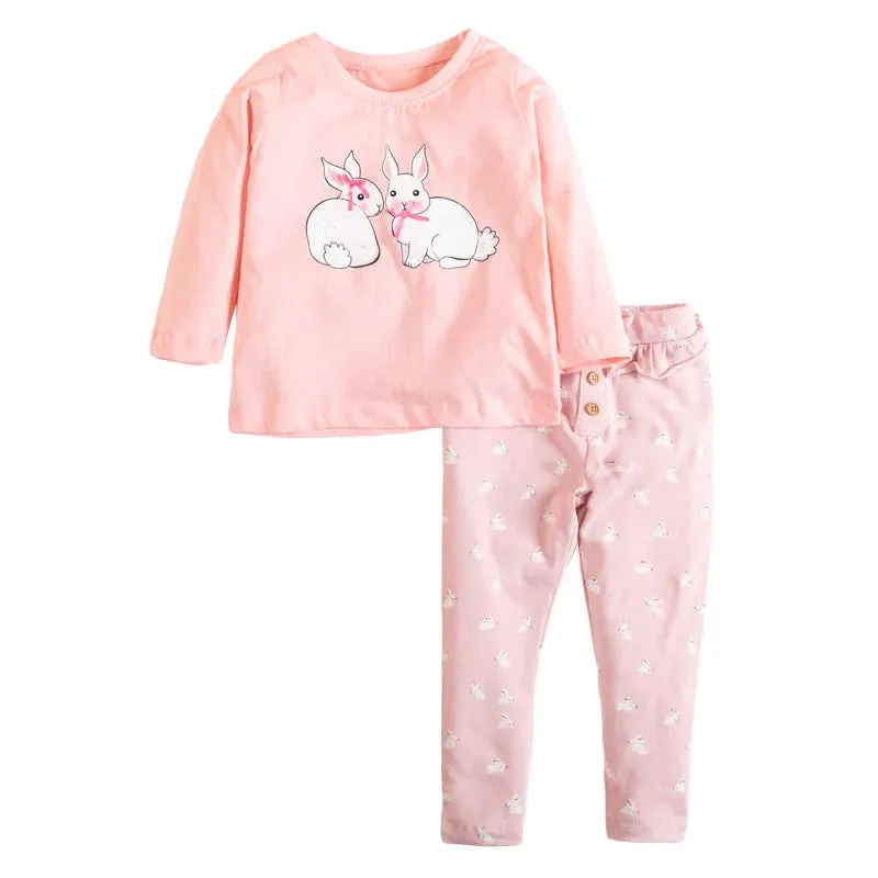Kids Cartoon Design Cotton Sleepwear Sets