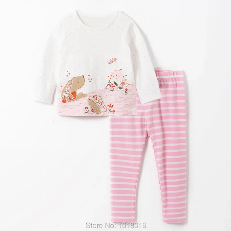 Kids Cartoon Design Cotton Sleepwear Sets