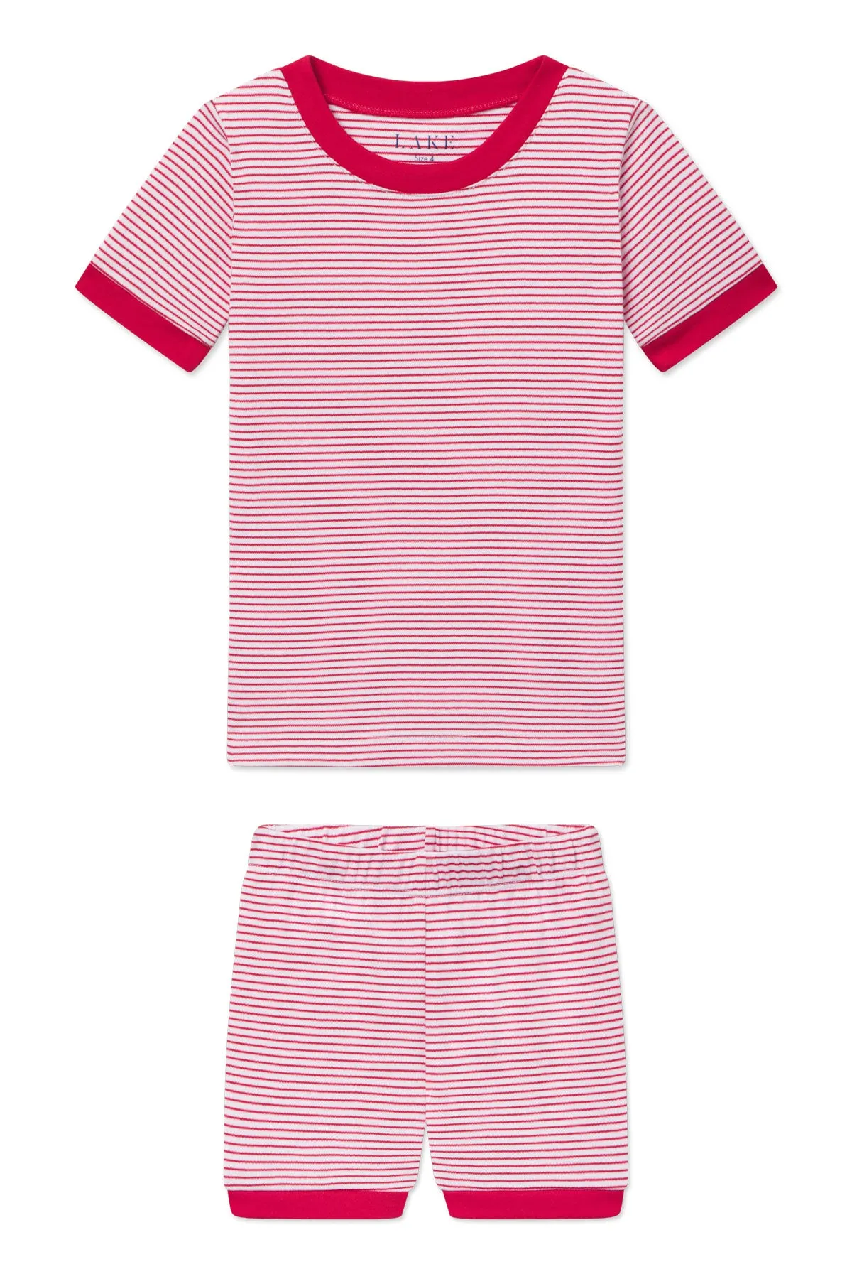 Kids Shorts Set in Classic Red