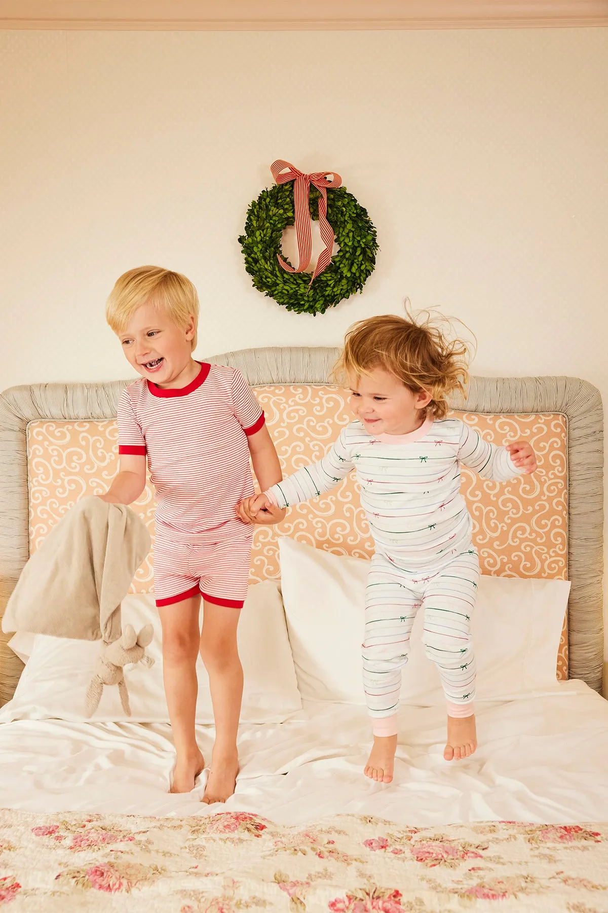 Kids Shorts Set in Classic Red